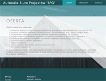 Tablet Screenshot of bg.archinet.pl